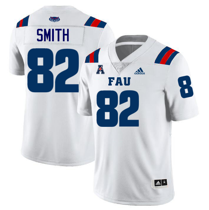 Jabari Smith FAU Jersey,Florida Atlantic Owls Football Jersey,Uniforms,Gears-White